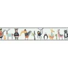 Lastenhuoneen boordi Kids Walls 45876, vinyylipinta, 0.18x5m, monivärinen Tapettiboordit