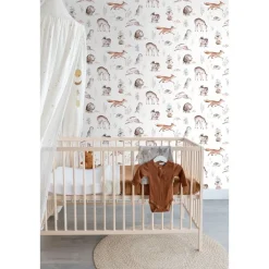 Lastenhuoneen tapetti To The Moon And Back 139399, non-woven, valkoinen*Esta Outlet