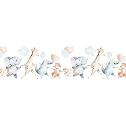 Lastenhuoneen tapetti Kids Walls 45866, vinyylipinta, 0.27x5m, kettu, monivärinen*Tapetit.fi Best
