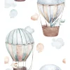Lastenhuoneen tapetti Kids Walls 45865, vinyylipinta, pilvi, sininen*Tapetit.fi Clearance