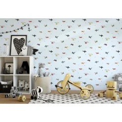 Best Lastenhuoneen tapetti Kids Walls 45817, vinyylipinta, sininen Lastenhuoneen Tapetit|Vinyylitapetit