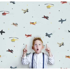 Best Lastenhuoneen tapetti Kids Walls 45817, vinyylipinta, sininen Lastenhuoneen Tapetit|Vinyylitapetit