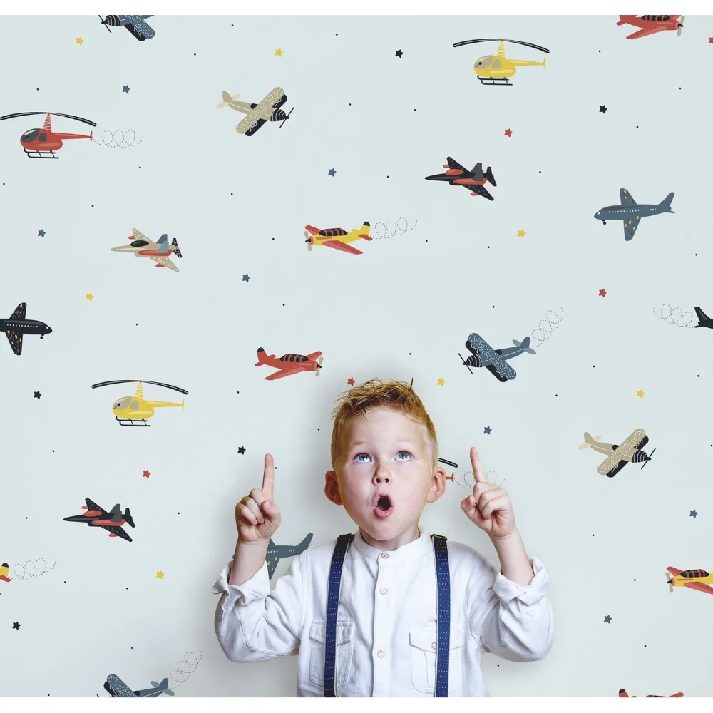 Best Lastenhuoneen tapetti Kids Walls 45817, vinyylipinta, sininen Lastenhuoneen Tapetit|Vinyylitapetit