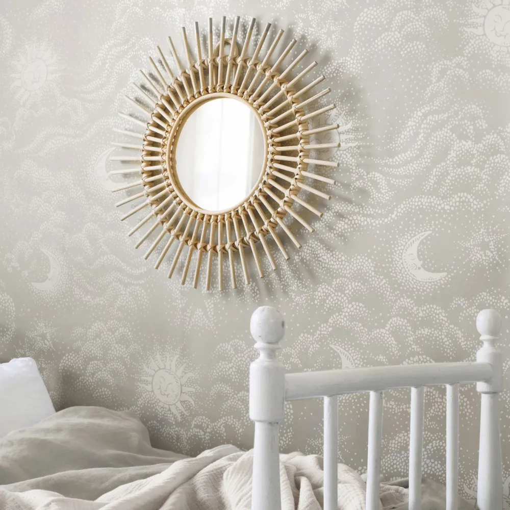 New Lastenhuoneen tapetti Happy Cloud, pilvi, harmaa/beige Lastenhuoneen Tapetit