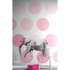 Lastenhuoneen tapetti PhotowallXL Elephant 158708 1860x2790 mm vaaleanpunainen*Esta Sale