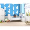 Lastenhuoneen tapetti Moomin 5181-1, 0,53x11,2m, sininen, non-woven*Sandudd Sale