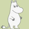 Lastenhuoneen tapetti Moomin 5181-3, 0,53x11,2m, vihreä, non-woven*Sandudd New