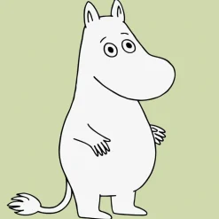 Lastenhuoneen tapetti Moomin 5181-3, 0,53x11,2m, vihreä, non-woven*Sandudd New