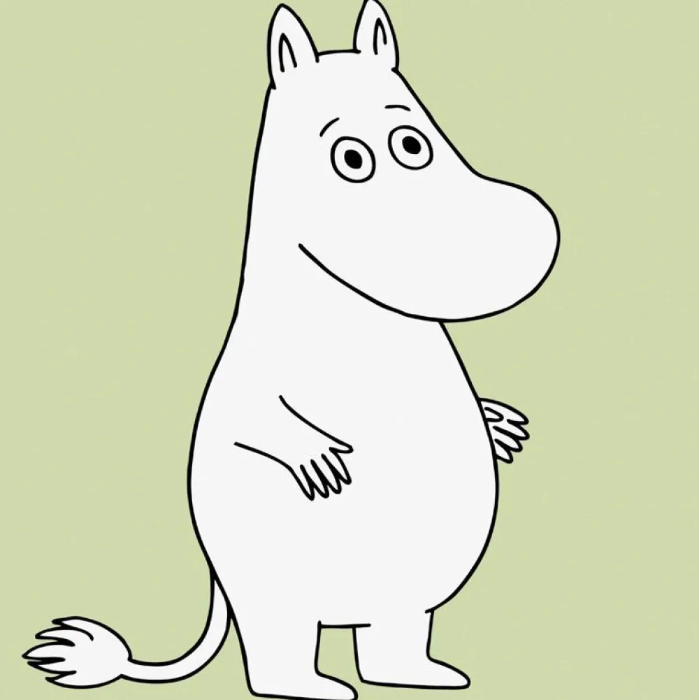 Lastenhuoneen tapetti Moomin 5181-3, 0,53x11,2m, vihreä, non-woven*Sandudd New