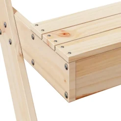 Lasten piknikpöytä hiekkalaatikolla, täysi puu, eri värejä (33987)*FinePRICE Outlet