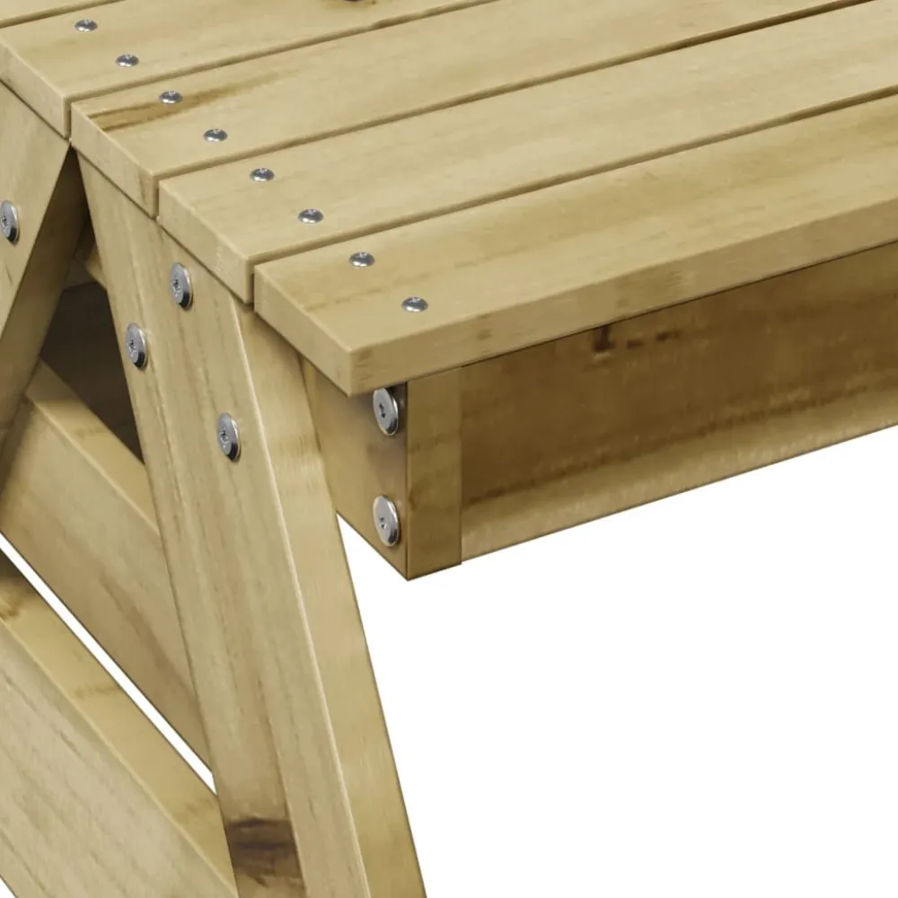 Discount Lasten piknikpöytä 88x122x58 cm, eri materiaaleja ja värejä (33989) Lasten Pihakalusteet