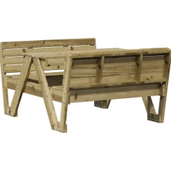 Discount Lasten piknikpöytä 88x122x58 cm, eri materiaaleja ja värejä (33989) Lasten Pihakalusteet