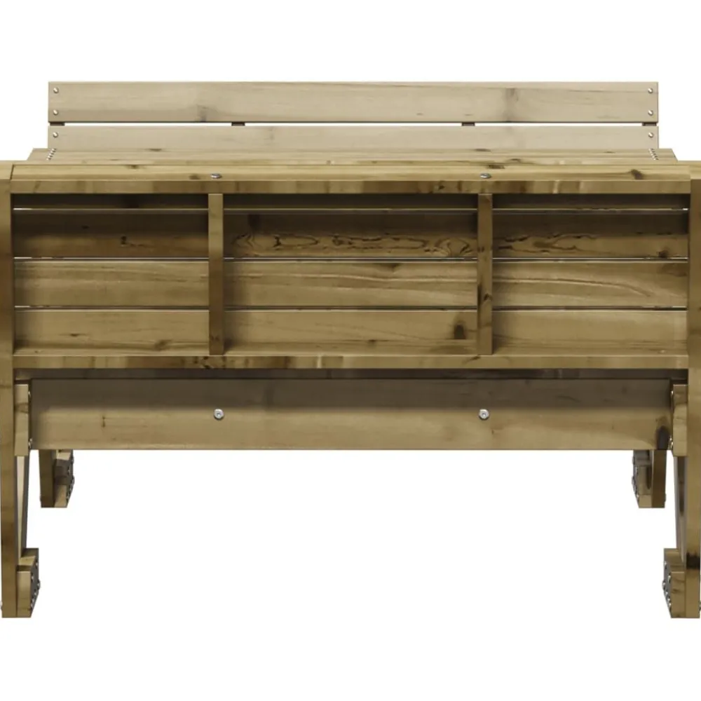 Discount Lasten piknikpöytä 88x122x58 cm, eri materiaaleja ja värejä (33989) Lasten Pihakalusteet