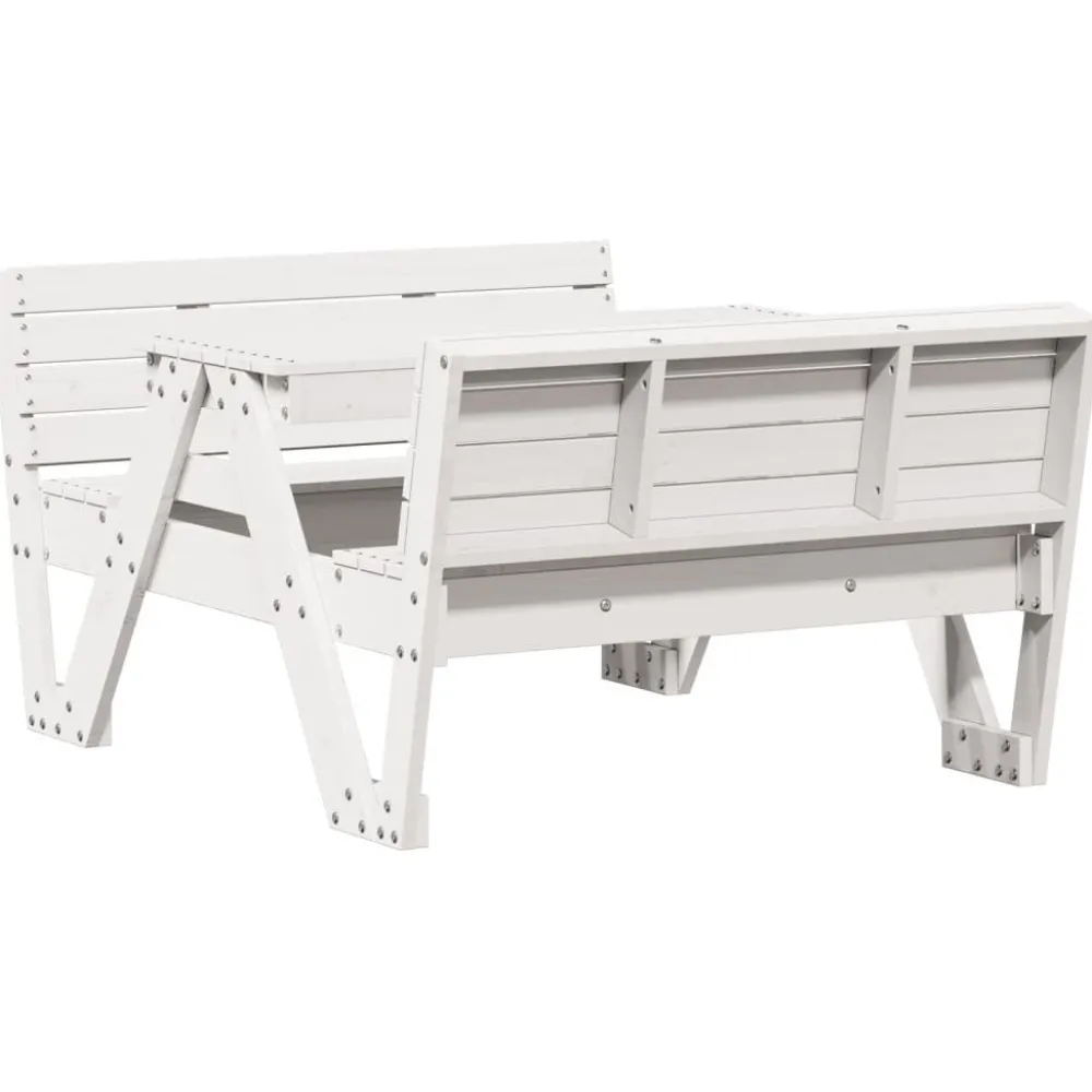 Discount Lasten piknikpöytä 88x122x58 cm, eri materiaaleja ja värejä (33989) Lasten Pihakalusteet