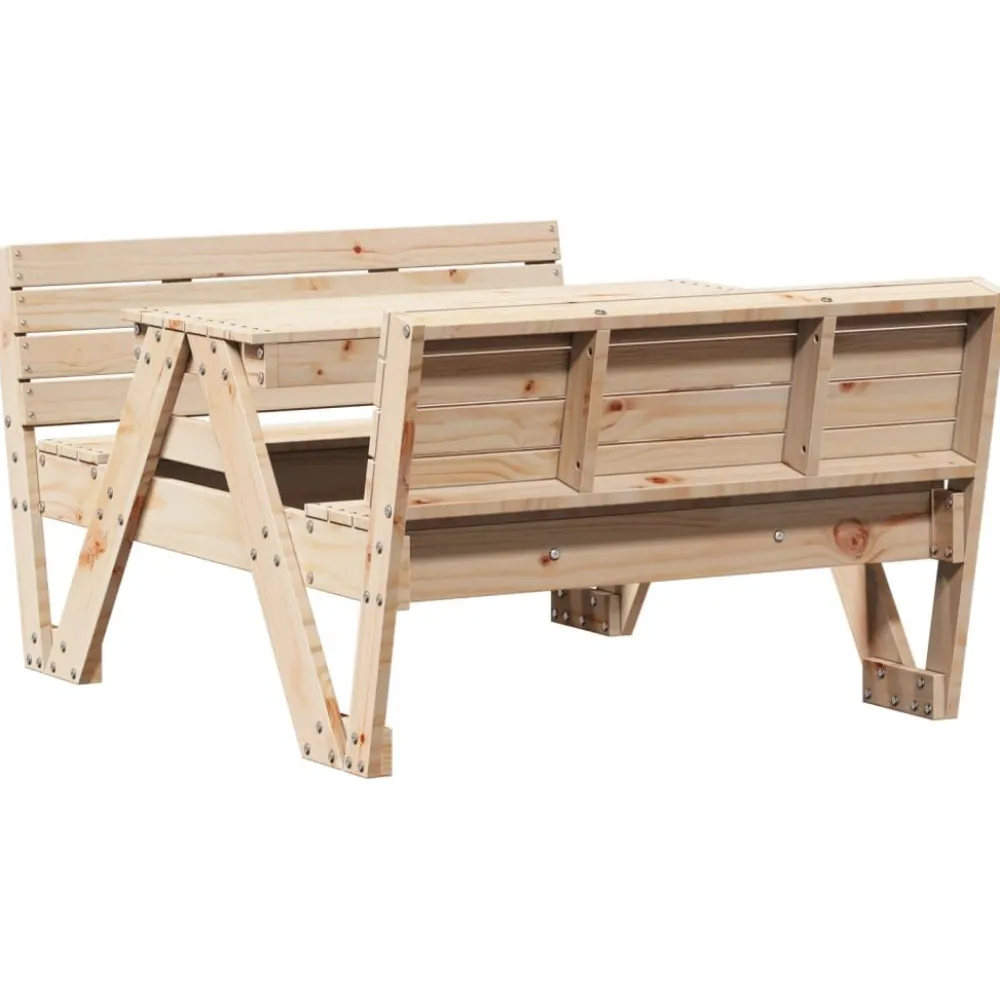 Discount Lasten piknikpöytä 88x122x58 cm, eri materiaaleja ja värejä (33989) Lasten Pihakalusteet