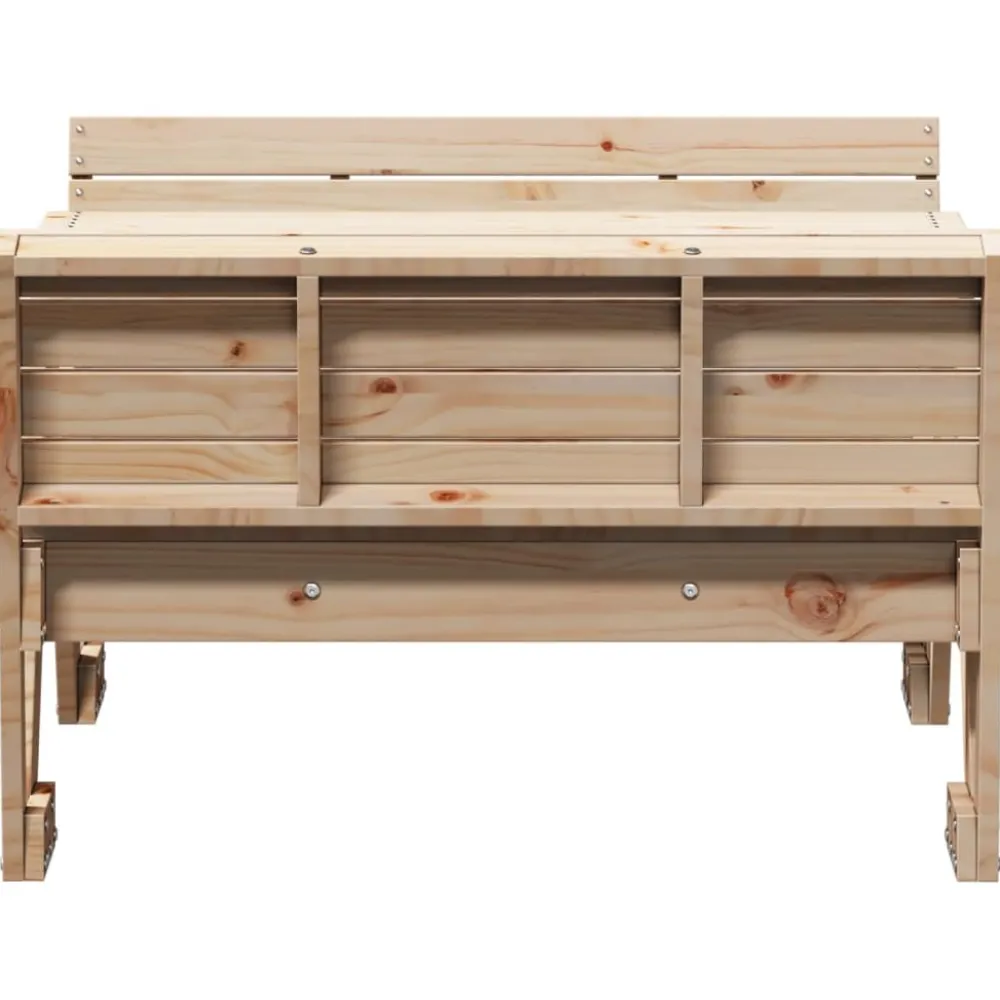 Discount Lasten piknikpöytä 88x122x58 cm, eri materiaaleja ja värejä (33989) Lasten Pihakalusteet