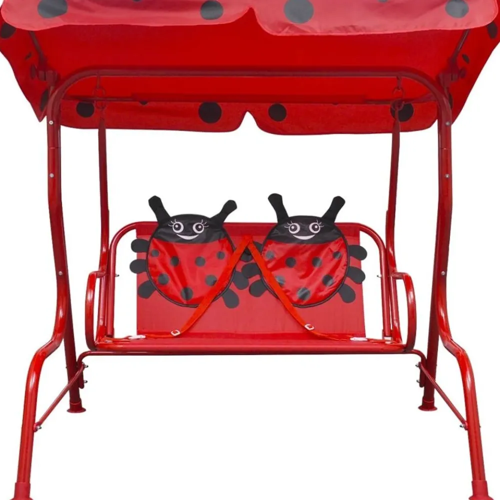 Online Lasten puutarhakeinu punainen Lasten Pihakalusteet