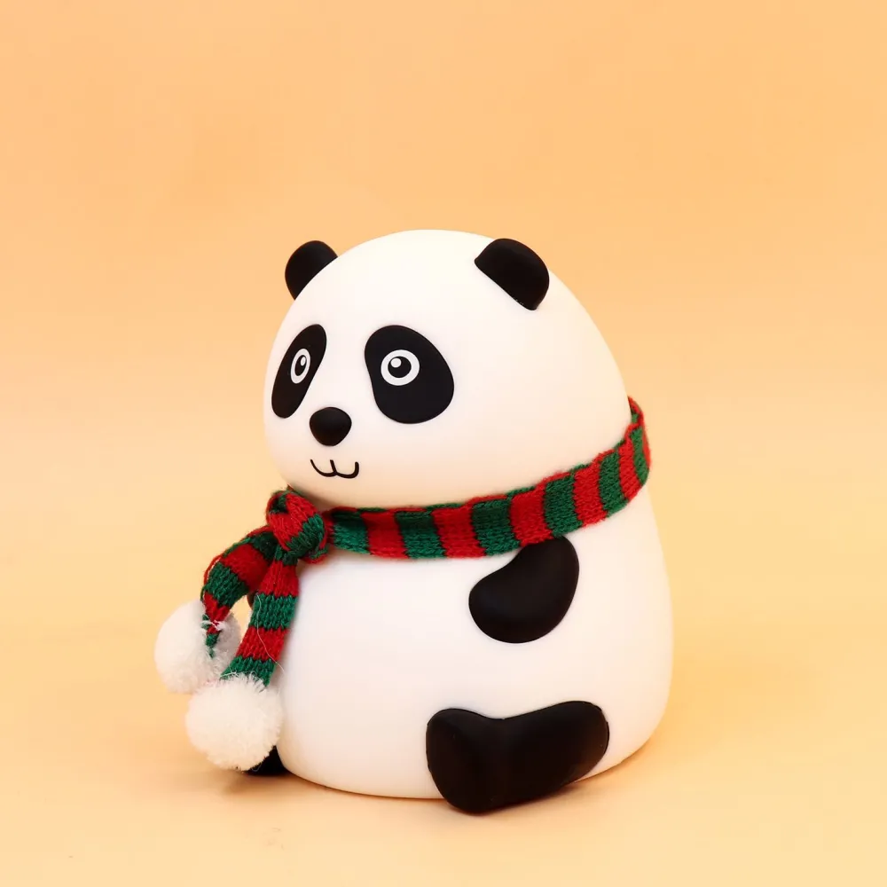 Lasten pöytävalaisin Panda RGB ladattava valkoinen*FocusLight Online