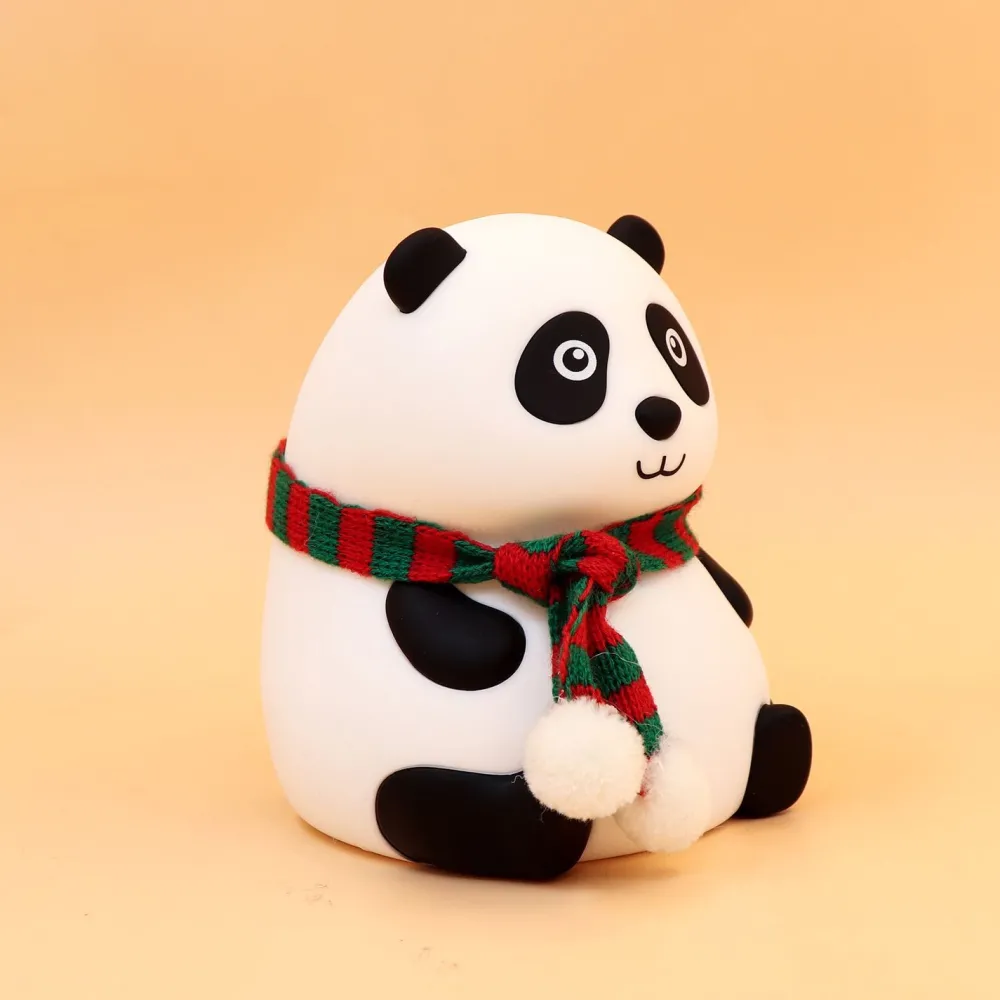 Lasten pöytävalaisin Panda RGB ladattava valkoinen*FocusLight Online