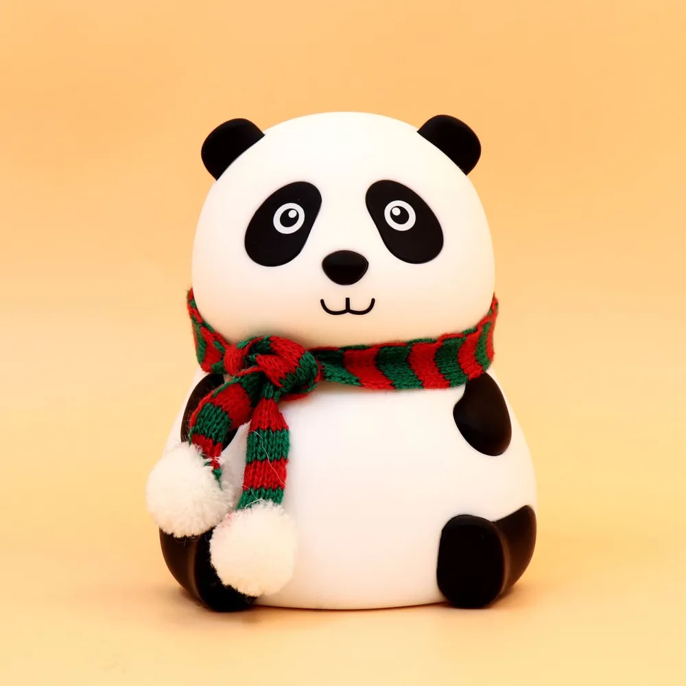 Lasten pöytävalaisin Panda RGB ladattava valkoinen*FocusLight Online