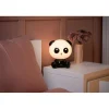 Lasten yöpöytävalaisin Dodo Panda, 1x3W, 3 StepDim, musta/valkoinen*Lucide Best