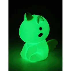 Best Lasten yöpöytävalaisin Unicoo 14cm, RGB, ladattava, valkoinen/moniväri Lasten Valaisimet