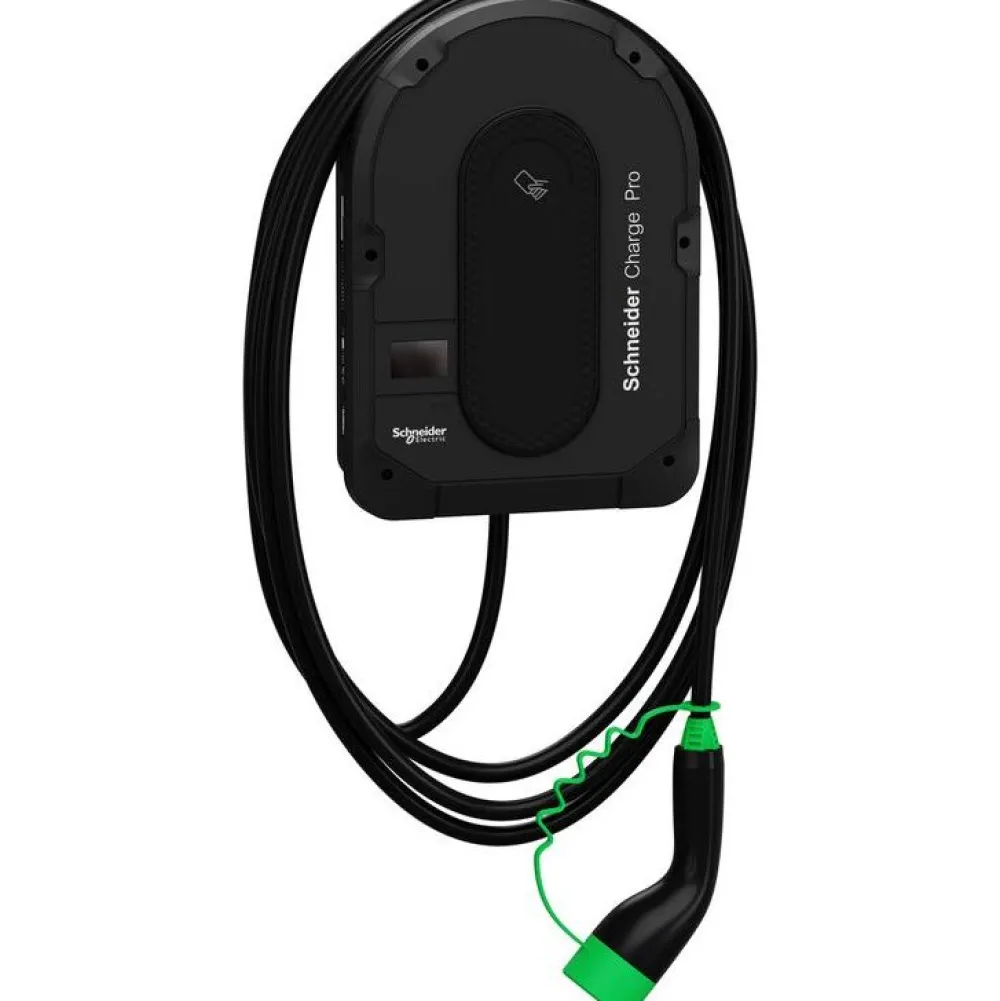 Clearance Latausasema Schneider Charge Pro, Type2, 22kW(3x32A), 7m kaapeli,RFID, wifi, MID Sähköauton Latausasemat