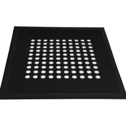 Hot Lattiakaivon kansi Design Neliö Mattamusta RST 197 x 197 mm Lattiakaivot