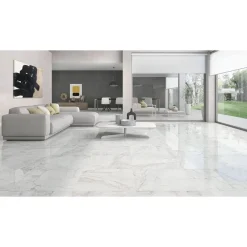 Lattialaatta Marmore Pisa kiiltävä rektifioitu 60x60 cm*Kymppi-Lattiat Discount