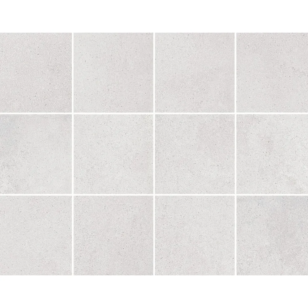 Hot Lattialaatta Concreto, 10x10cm, matta, lasitettu, liimatäpläarkki Lattialaatat