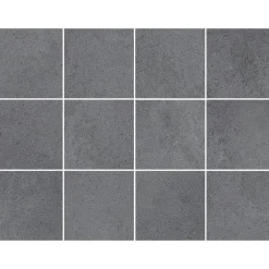 Hot Lattialaatta Concreto, 10x10cm, matta, lasitettu, liimatäpläarkki Lattialaatat