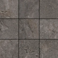 Lattialaatta Stone Age Anthracite, 9.7x9.7cm, matta*Pukkila Discount
