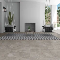 Sale Lattialaatta Stone Age Grey, 59.2x59.2cm, matta Pakkasenkestävät Laatat|Lattialaatat