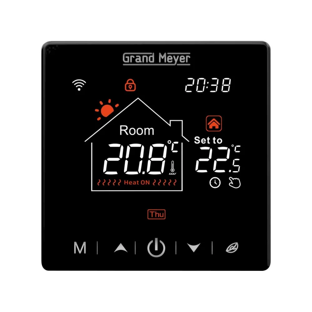 Lattialämmitysmatto 1 m², 170 W/m² + Wi-Fi termostaatti SN-20, eri kokoja*Grand Meyer Best