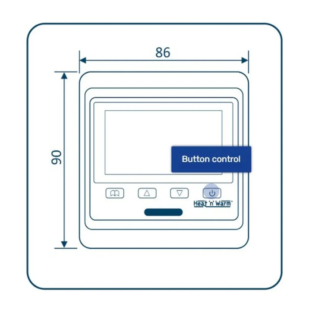 Outlet Lattialämmitysmatto , 170 W/m² + termostaatti HW500, eri kokoja Lattialämmitysmatot|Lattialämmitys