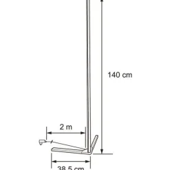 Lattiavalaisin SmartHome Sleek 3000K RGBW*Airam