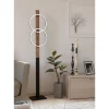 Lattiavalaisin Boyal, 150cm, 2xLED 12W, IP20, musta/puu Lattiavalaisimet