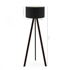 Lattiavalaisin AYD-2653, musta*Linento Lighting Sale