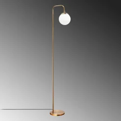 Sale Lattiavalaisin Viran 146 cm messinki Lattiavalaisimet