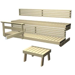 Hot Laudepaketti Formula 22 2200 mm suoralaude haapa Laudepaketit