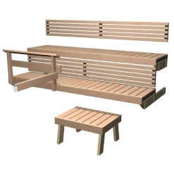 New Laudepaketti Formula 22 2200 mm suoralaude tervaleppä Laudepaketit