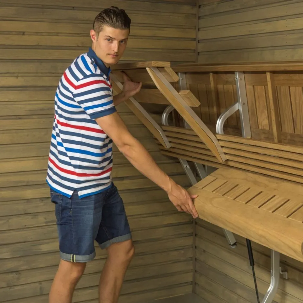 Laudepaketti kääntyvä Kikka pitkittäin 120-240 cm eri materiaaleja*Kosken Metalli Discount