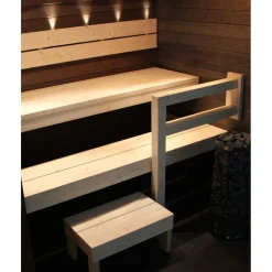 Laudepaketti Mahti-laude 240 leveys max 2400 mm kuusi 61/42*Prosauna