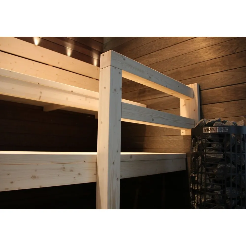 Laudepaketti Mahti-laude 240 leveys max 2400 mm kuusi 61/42*Prosauna