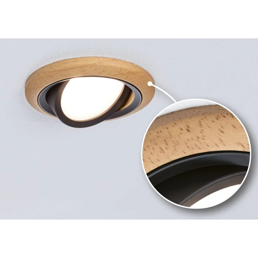 New LED-alasvalo Lanati Ø84mm upotettava 30° 6W 470lm 2700K Alasvalot