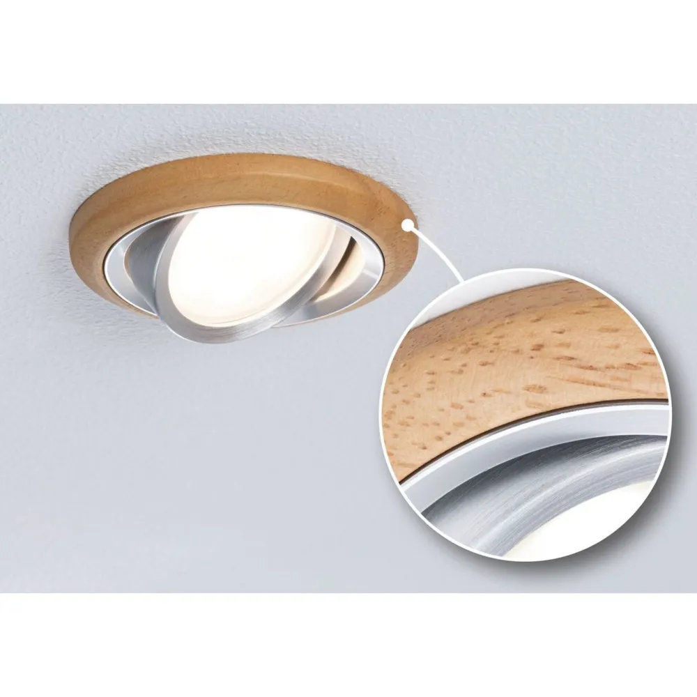 New LED-alasvalo Lanati Ø84mm upotettava 30° 6W 470lm 2700K Alasvalot