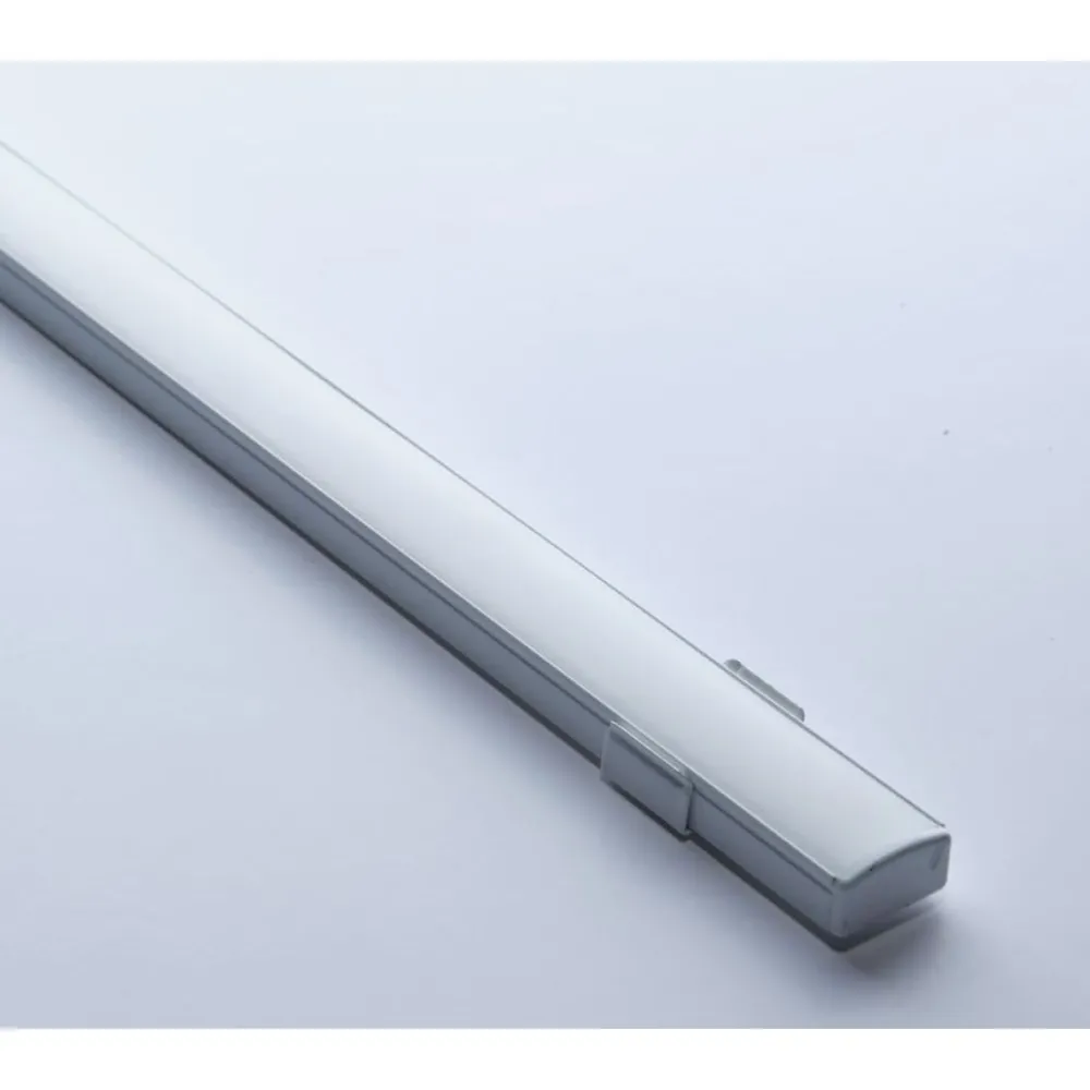 Online LED-asennuslista Regular läpikuultava kansi 2000x17x8mm eri värejä Led-Listat