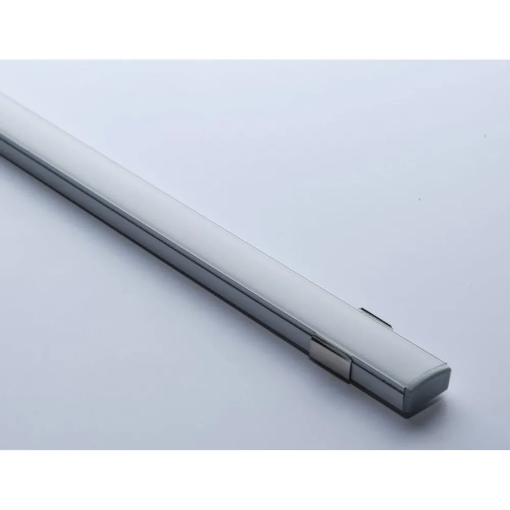 Online LED-asennuslista Regular läpikuultava kansi 2000x17x8mm eri värejä Led-Listat