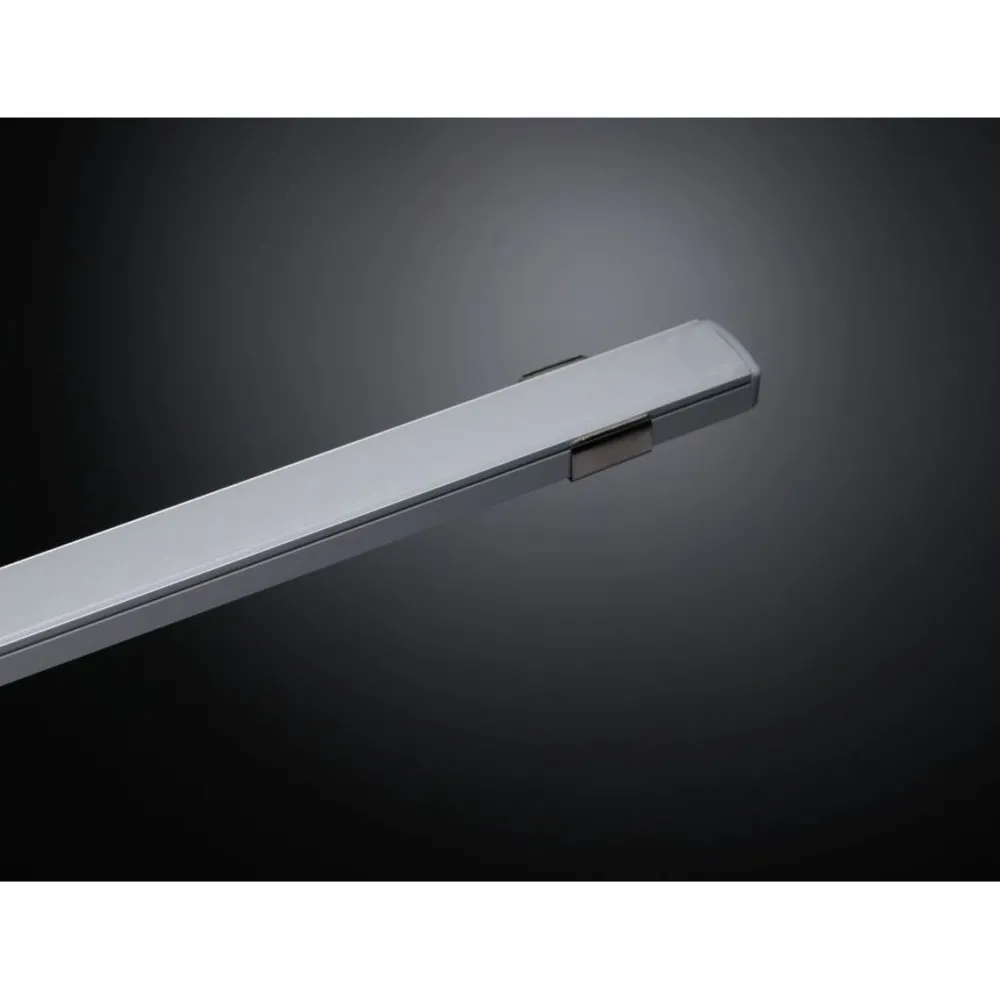 Online LED-asennuslista Regular läpikuultava kansi 2000x17x8mm eri värejä Led-Listat