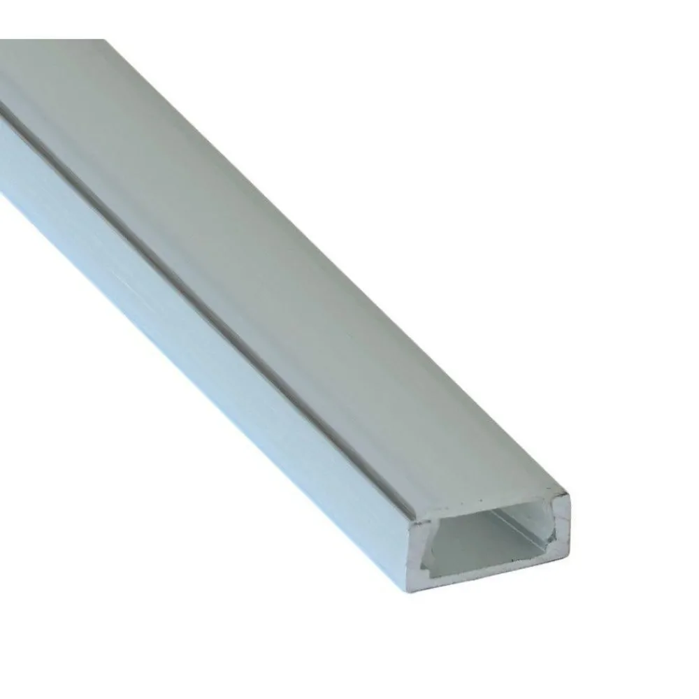 Hot LED-asennuslista Slim läpikuultava kansi 2000x15x6 mm alumiini Led-Listat|Led-Valot